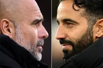 Duel Manchester City Vs Manchester United di Derby Liga Inggris pekan 16 minggu esok menjadi pembuktian dua pelatih, yaitu Guardiola mauun Ruben Amorim